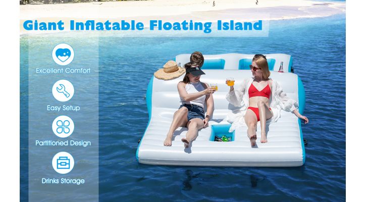 Inflatable Bath Island Maximum Load 400 kg,