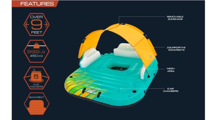 Bestway Hydro-Force™ Sunny Lounge Island